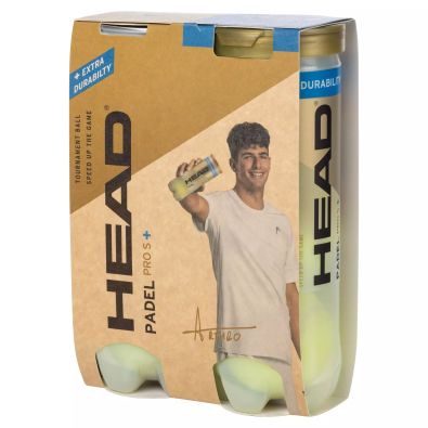 PACK COM 2 TUBOS DE BOLAS HEAD PRO S+
