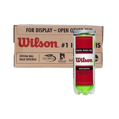 KISTE MIT 24 RÖHREN VON WILSON RUSH BÄLLEN